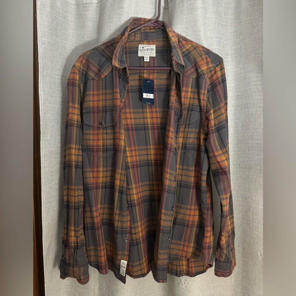 Lucky Brand Men’s Flannel Long Sleeve